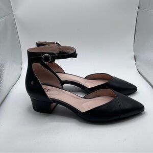 Pikolinos Block Pumps for Women in black EUC ankle strap size 37 US6.5-7 leather